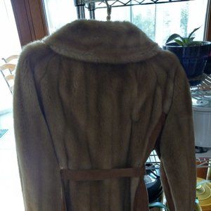 Vintage London Leathers by Lilli Ann Fur & Suede 3/4 length jacket